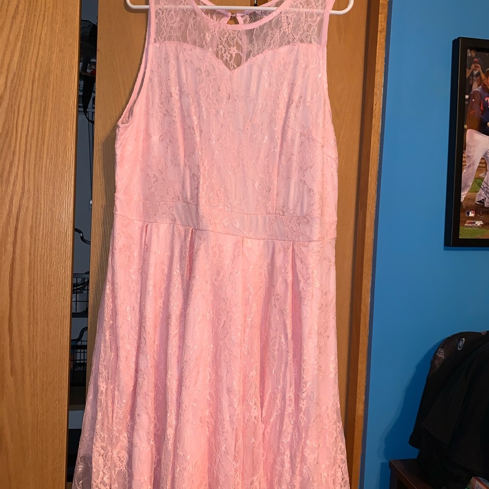 Gardenwed pink sleeveless dress